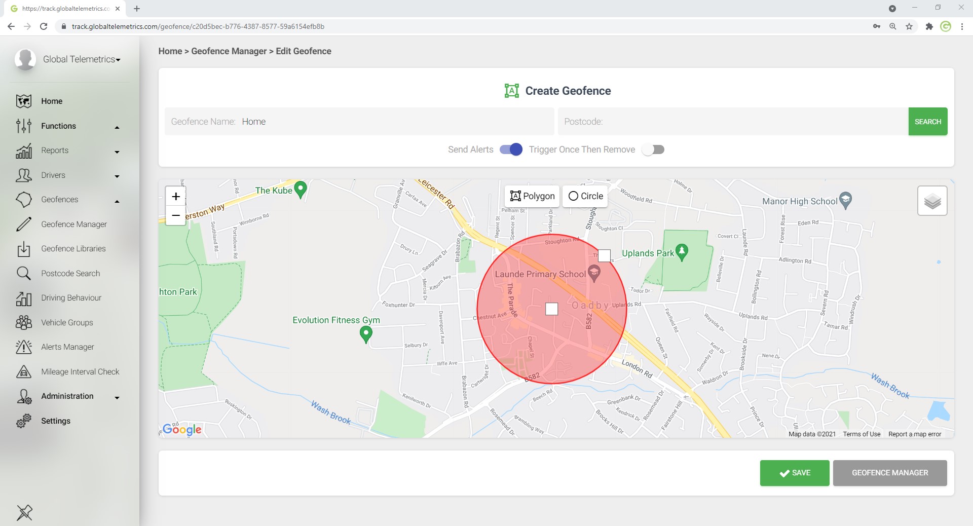 Radous Geofence