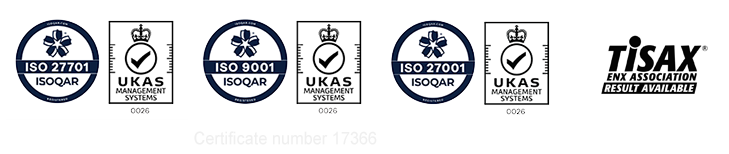 ISO-logos Iso logos and Tisax